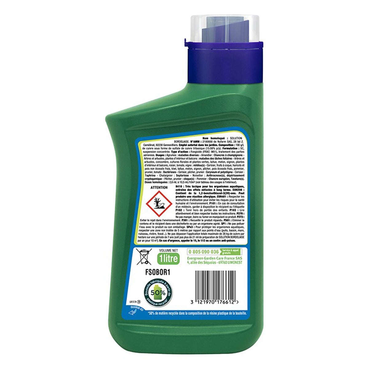 Solution bordelaise liquide concentrée FERTILIGENE - - Willemse