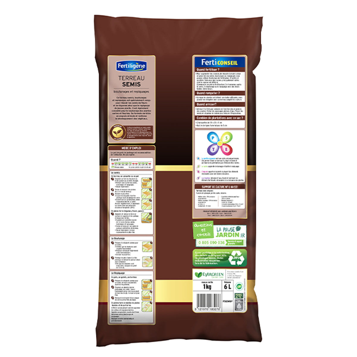 Terreau semis FERTILIGENE - - Willemse