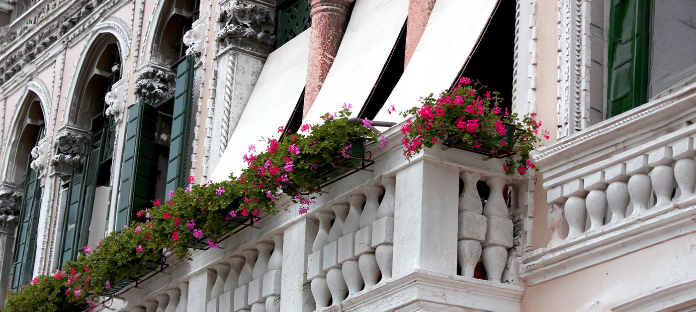 Balcon à l’abri du vent