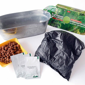 Le kit 3 aromatiques en jardinière zinc -  - Willemse