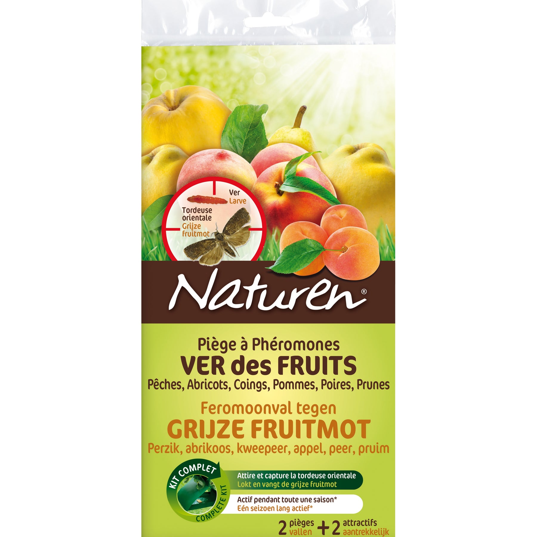 2 Pièges à phéromones - Ver des fruits NATUREN - Willemse