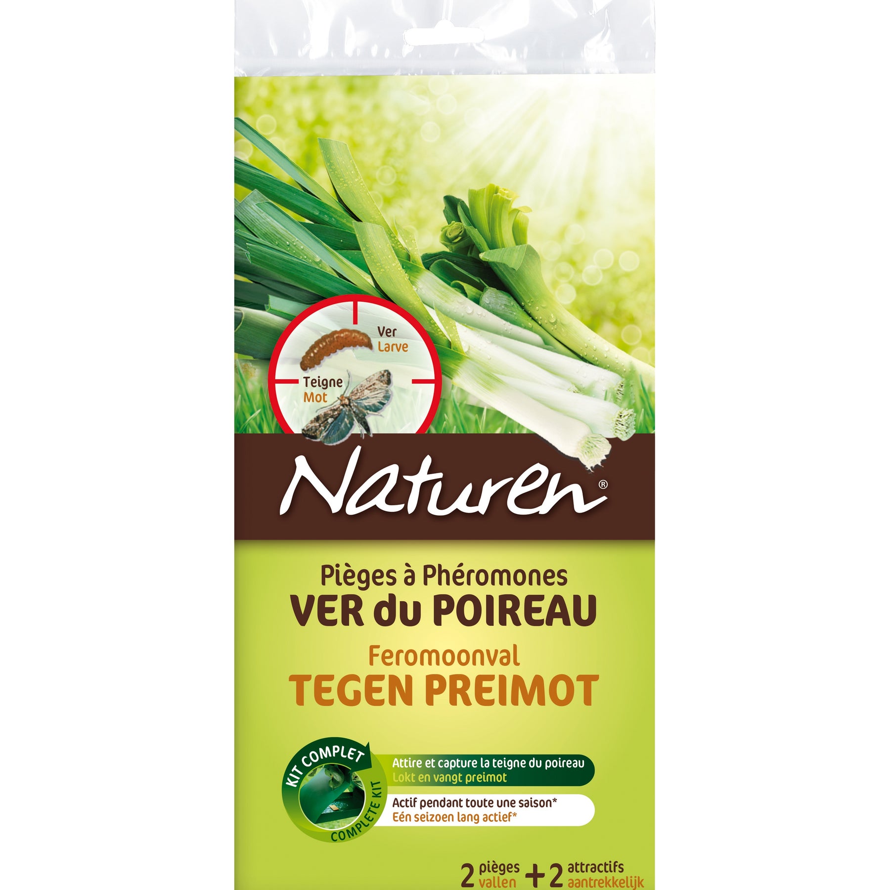 2 Pièges à phéromones - Ver du poireau NATUREN - Willemse