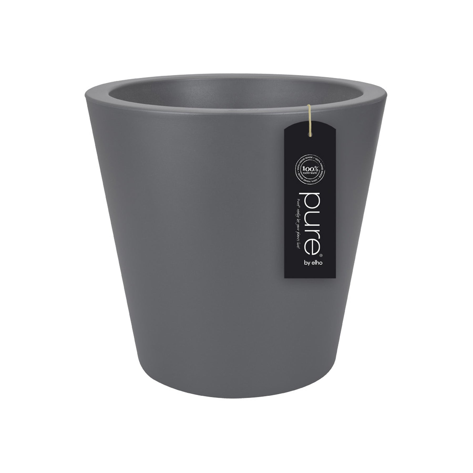 Pot Pure Staight Round anthracite ELHO - Willemse