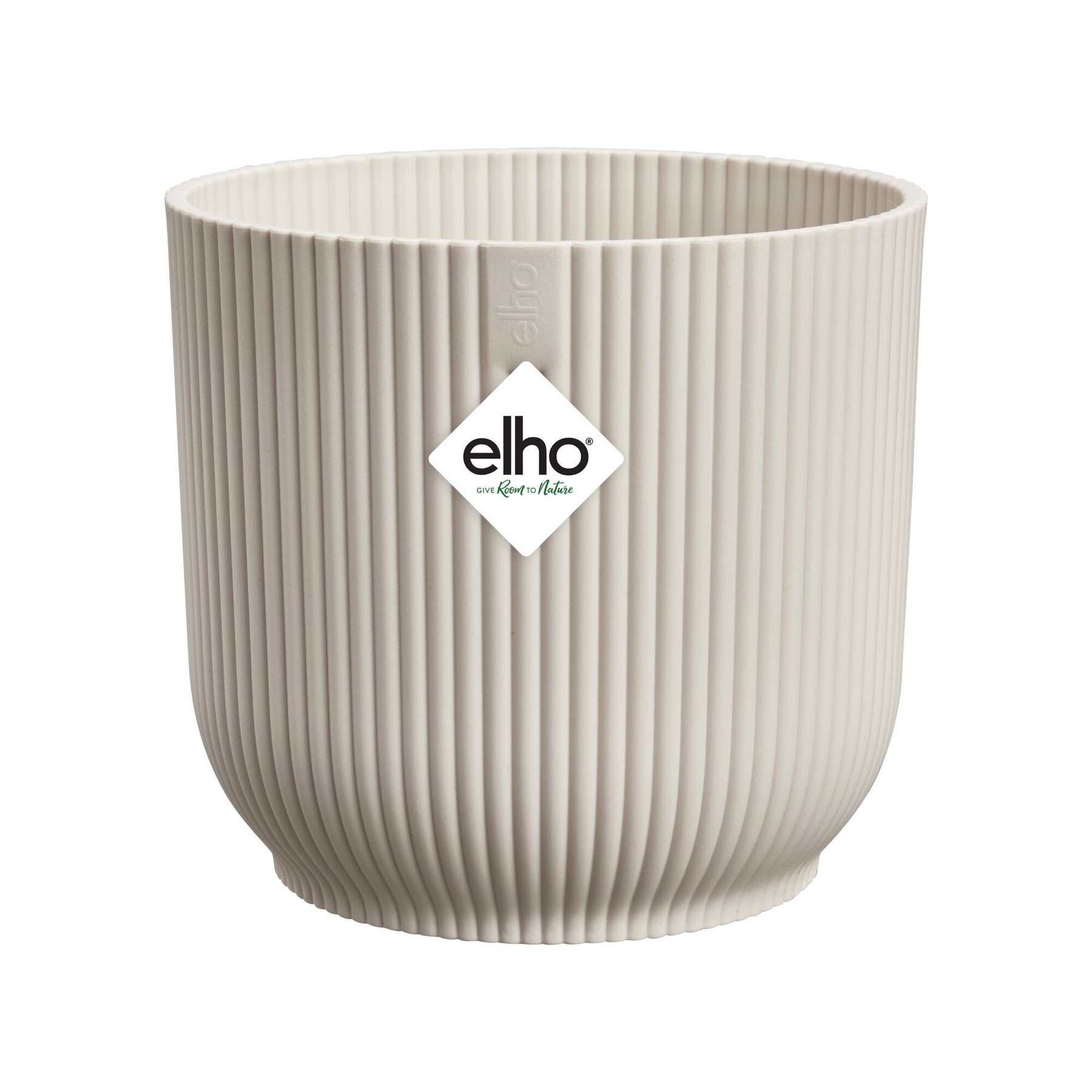Cache-Pot Vibes fold rond Blanc lin ELHO - Willemse