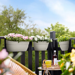  - Balconière Vibia Campana easy hanger large Blanc soie ELHO - Jardinières et balconnières