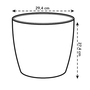 Cache-pot Brussels Round anthracite ELHO - Willemse