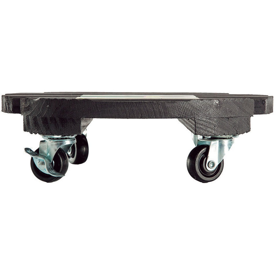 Soucoupes et supports roulants - Support à roulette en bois - 