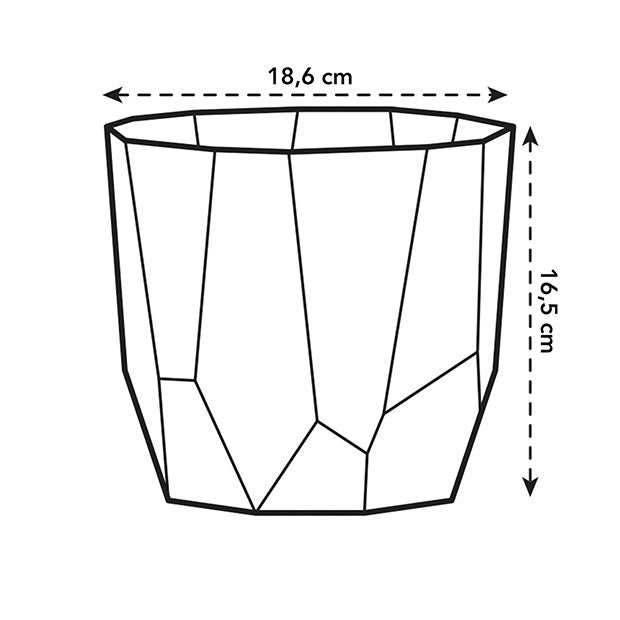 Cache-pots & Pots - Elho Cache-pot B for rock noir - 
