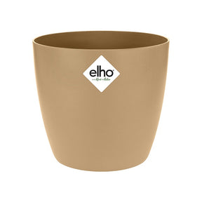 Elho Cache-pot Brussels rond brun cookie - Willemse