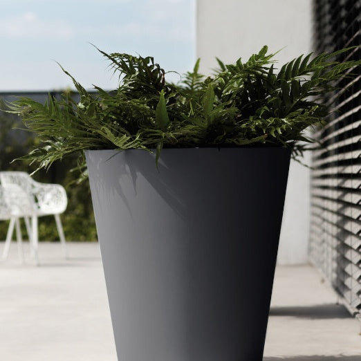 Suspensions - Pot Pure Staight Round anthracite ELHO - 