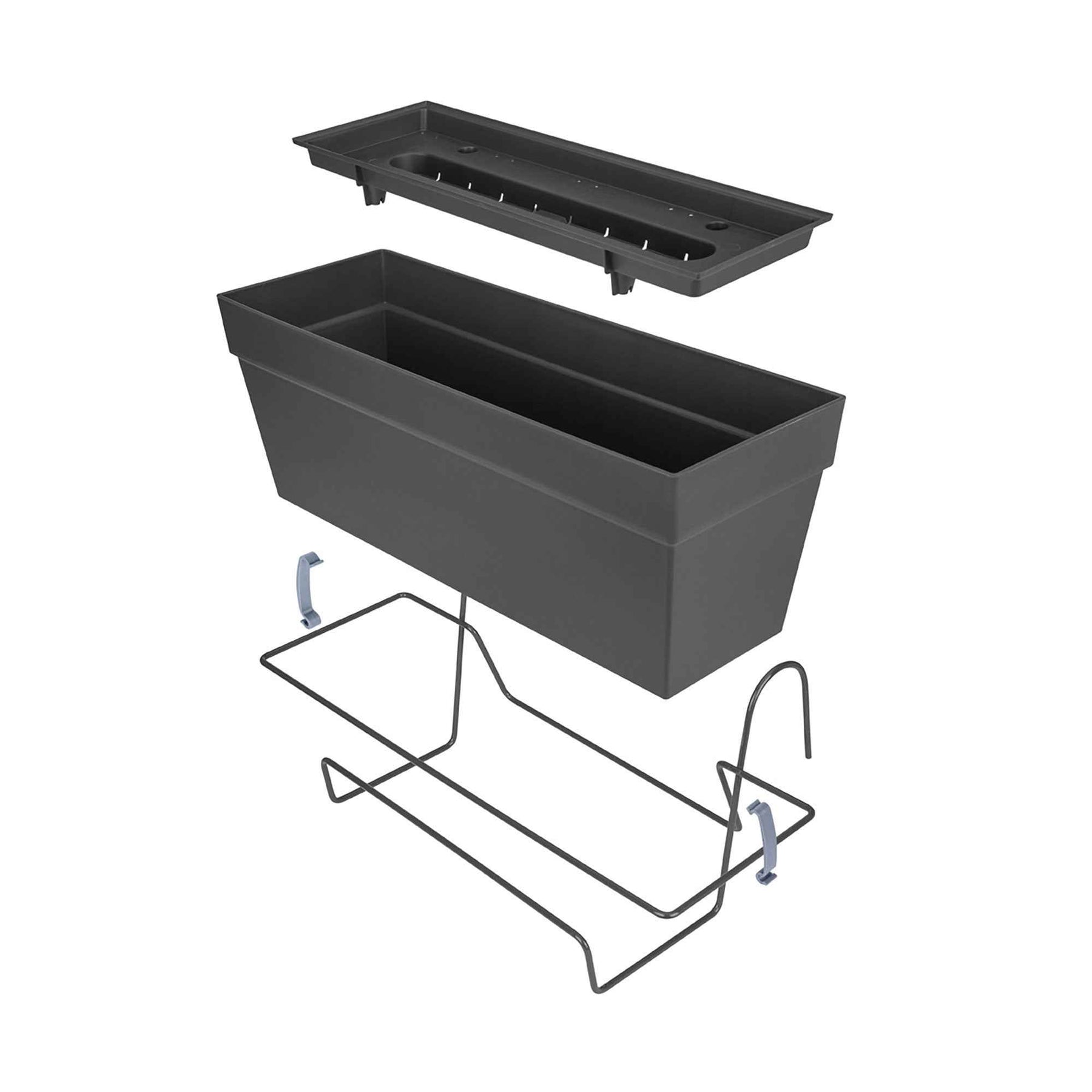 Jardinières et balconnières - Elho Balconnière Loft urban anthracite - 