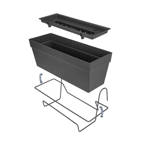 Jardinières et balconnières - Elho Balconnière Loft urban anthracite - 