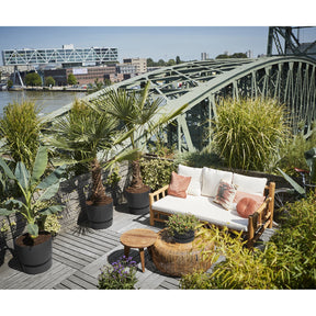 Vente Pot de fleurs Greenville Living noir ELHO - 
