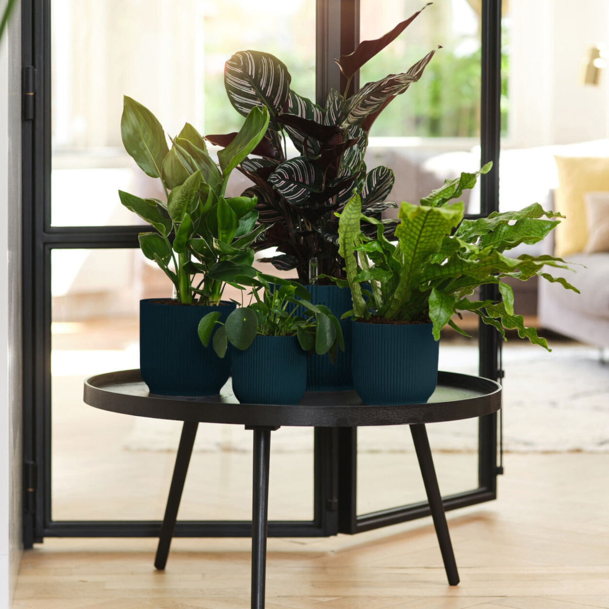 Cache-pot Vibes fold Bleu foncé ELHO -  - Willemse