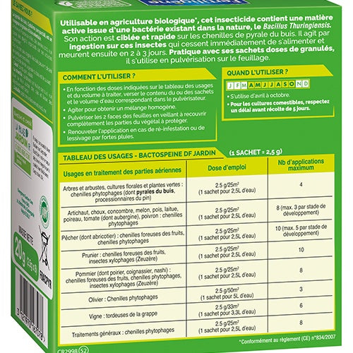 Insecticide Pyrale du buis FERTILIGENE -  - Willemse