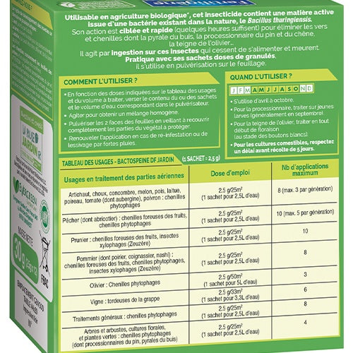 Insecticide vers & chenilles FERTILIGENE -  - Willemse
