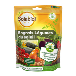 Engrais plantes et légumes du soleil SOLABIOL - Willemse